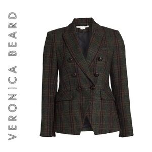 Veronica Beard Miller Plaid Blazer
